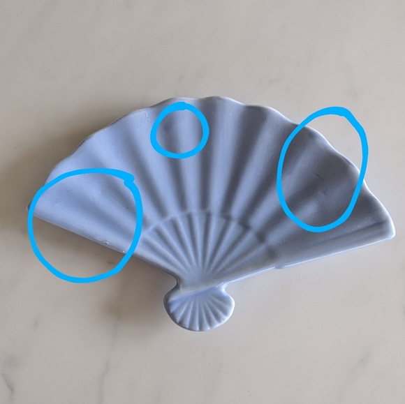 Ceramic Jewelry Trays - Set of 2 - Pink & Blue - Picture 6 of 6